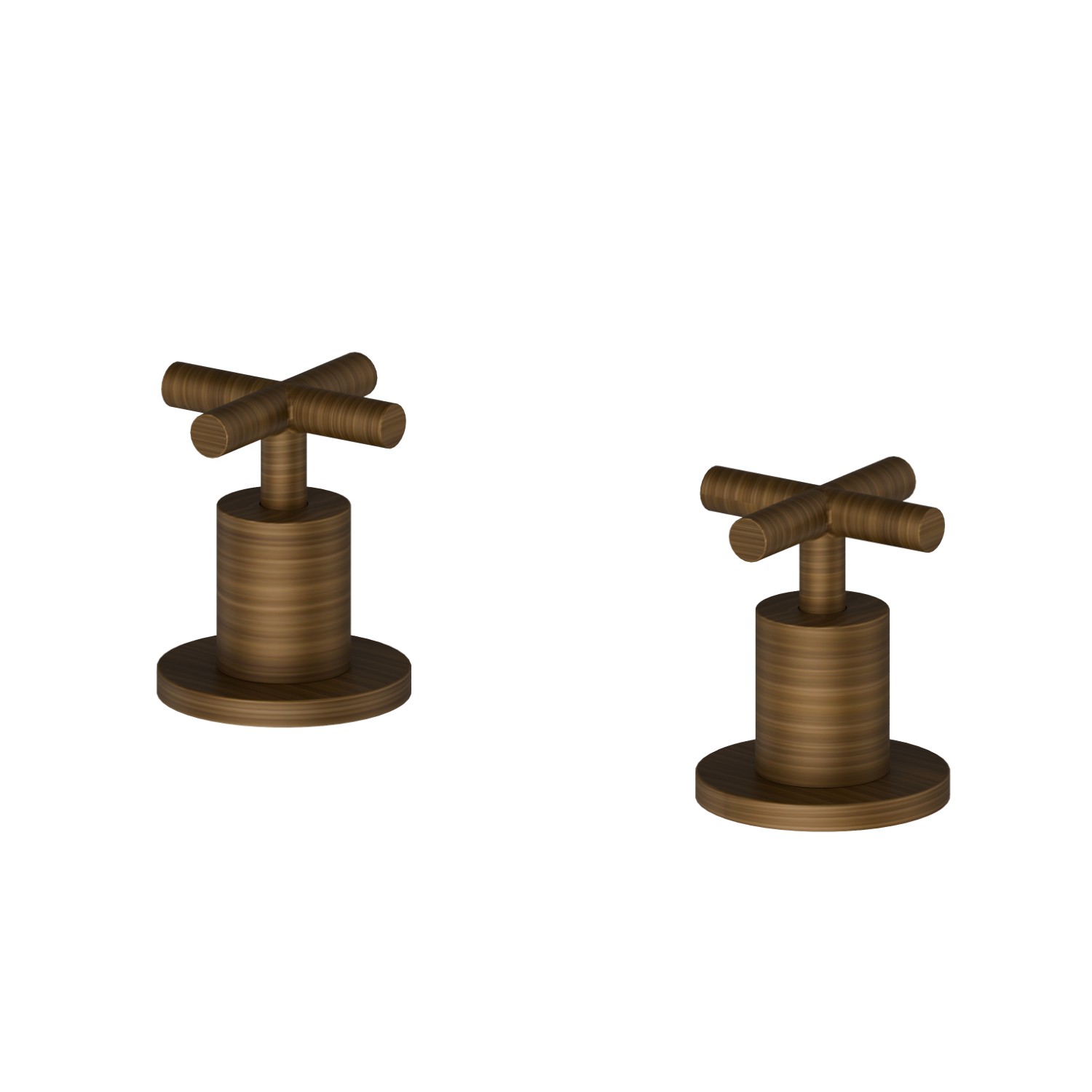 Mischer für Wannenrand - oberfläche Groove Bronze