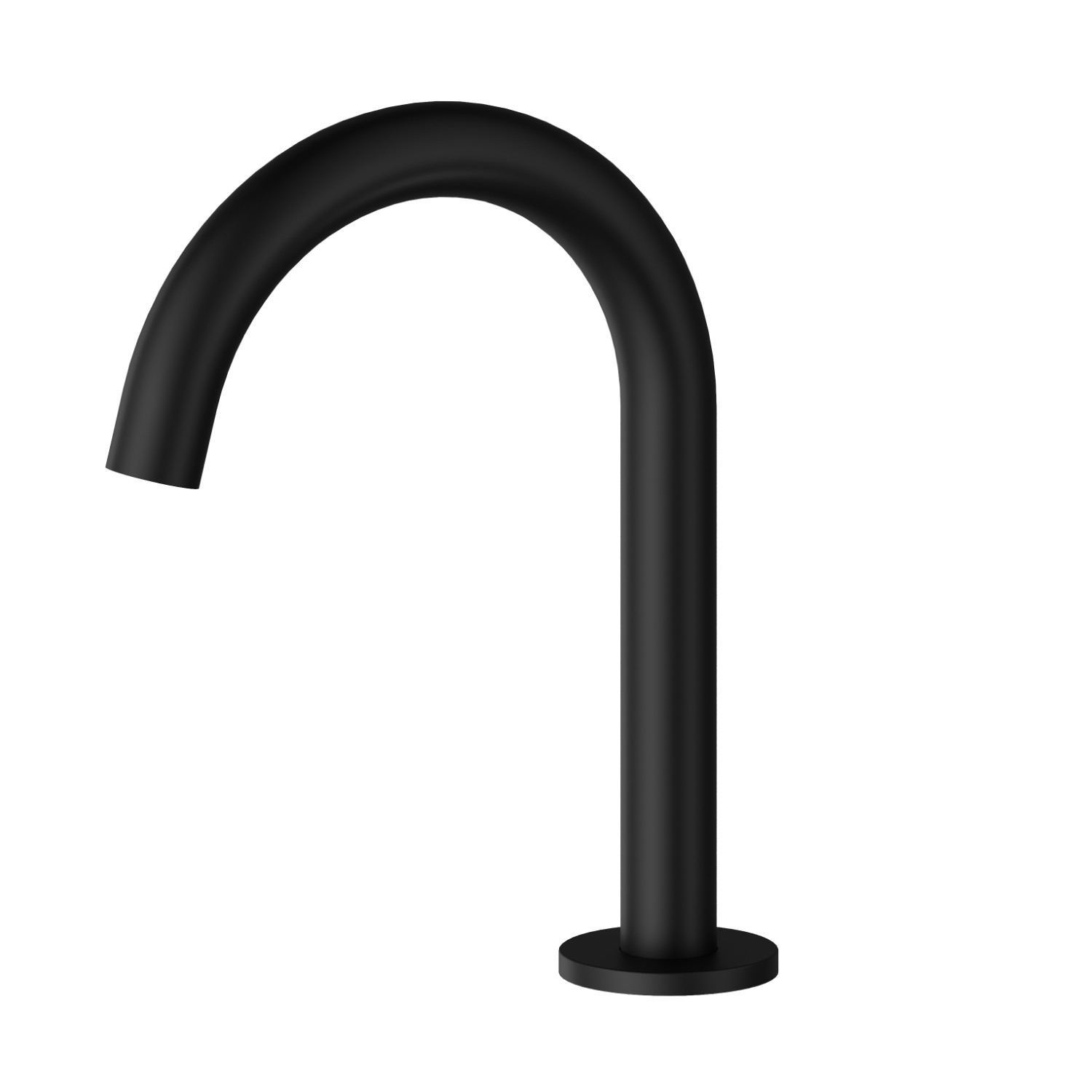 Deck-mounted spout - finish Matt Black