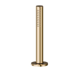 Complete hand shower set for deck-mounted set - finish PVD Glossy Gold
