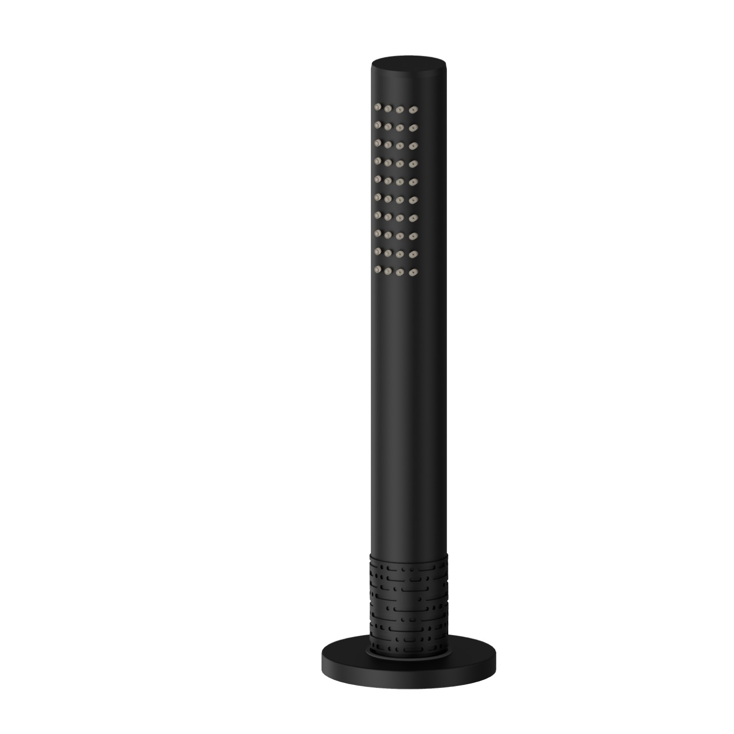 Complete hand shower set for deck-mounted set - finish Matt Black
