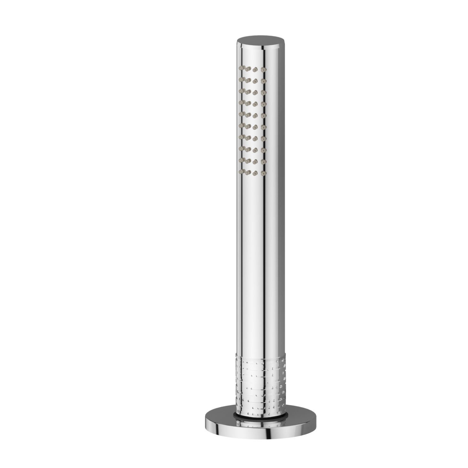 Complete hand shower set for deck-mounted set - finish Chrome