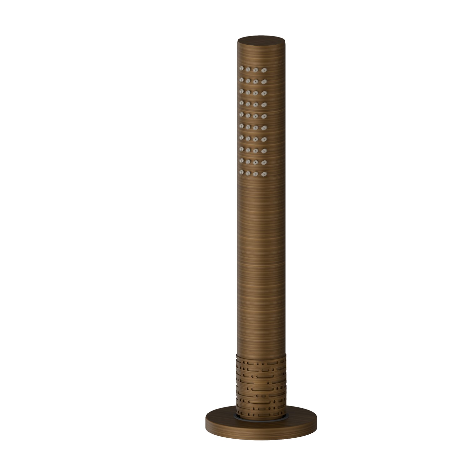 Set doccetta completo per bordo vasca - finitura Groove Bronze