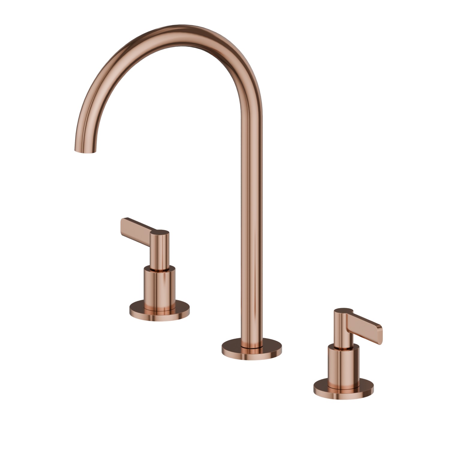 3-hole basin group. 1/2” T piece - finish PVD Copper Bronze
