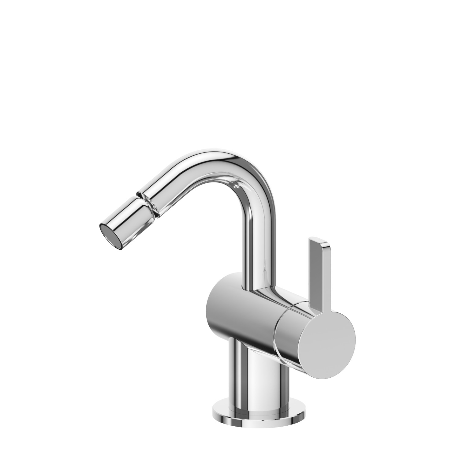 Single lever bidet mixer - finish Chrome