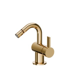 Single lever bidet mixer - finish PVD Glossy Gold