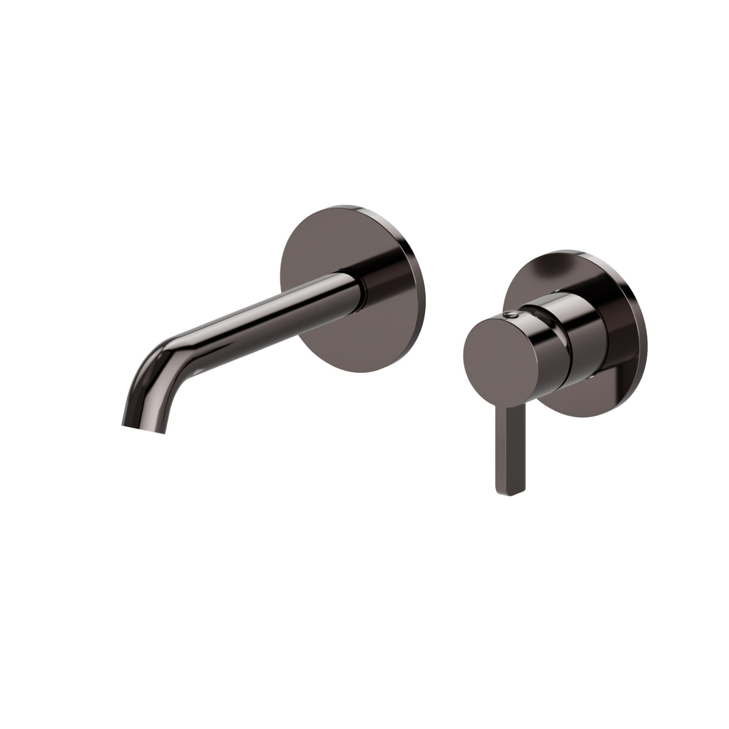 Single lever wall mixer group - finish PVD Gun Metal
