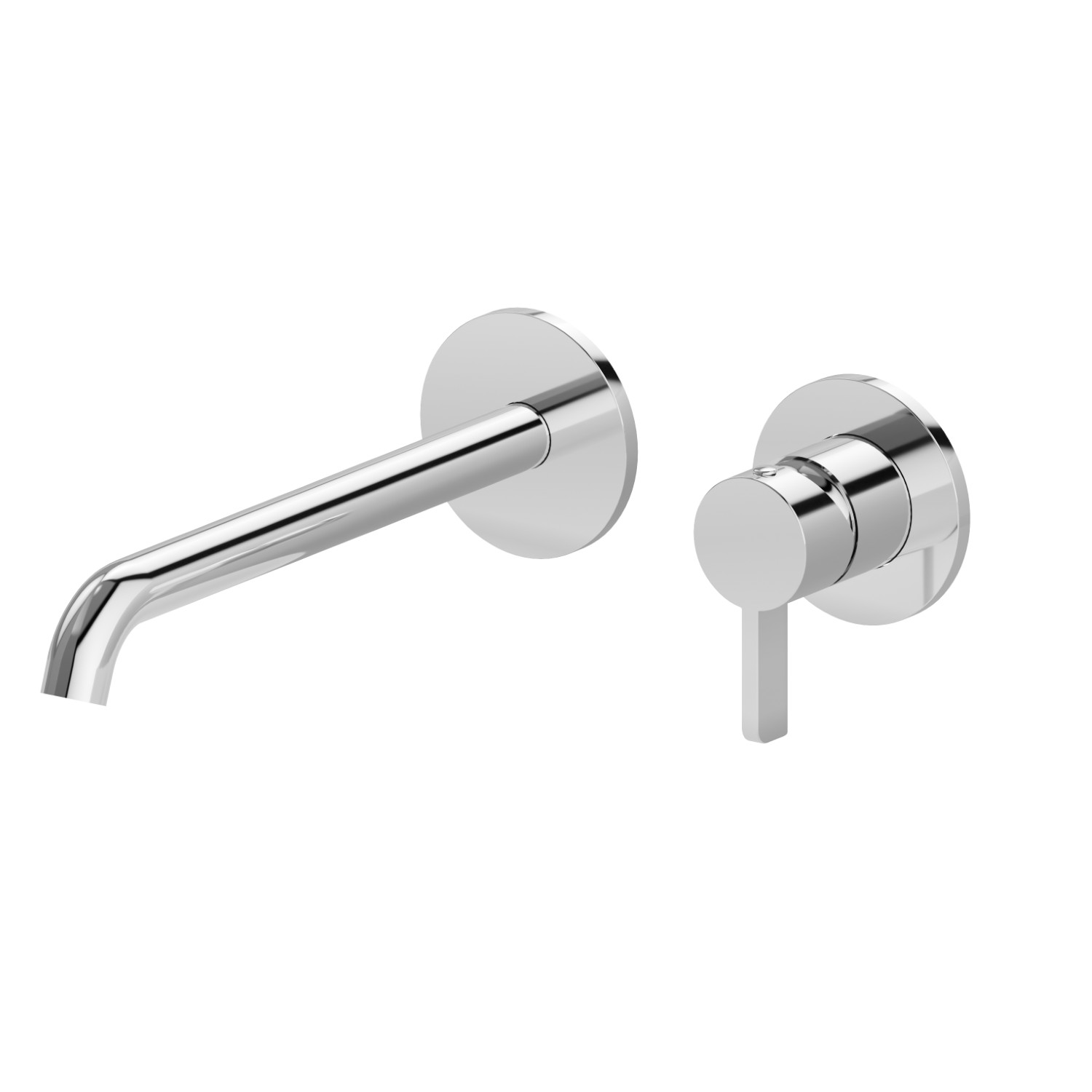 Single lever wall mixer group - finish Chrome