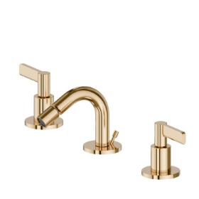 3-hole bidet group - finish PVD Glossy Gold