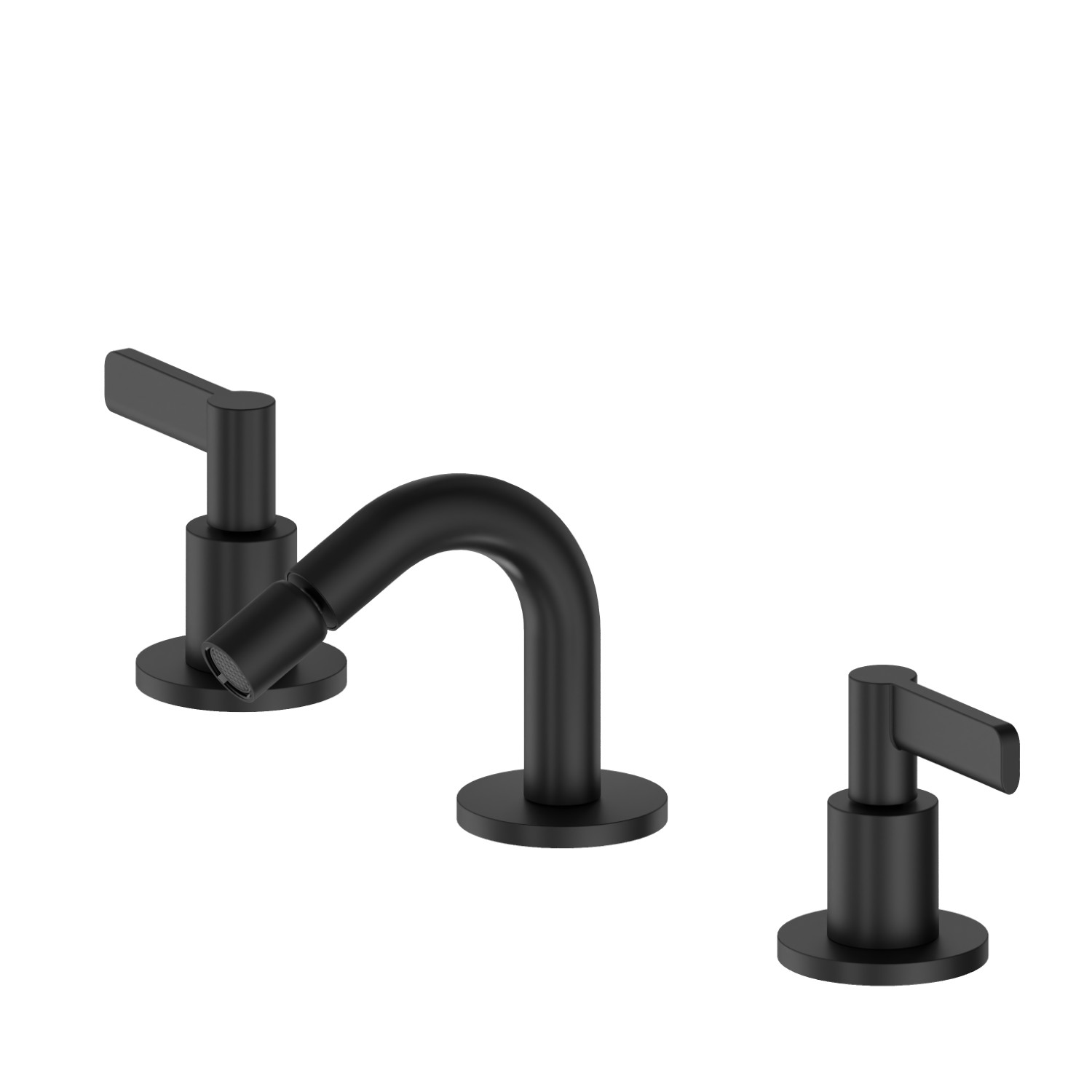 3-hole bidet group - finish Matt Black