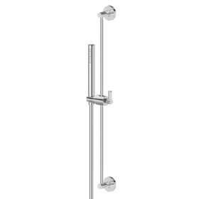 Asta saliscendi completa di doccia in ottone e flessibile L=150 cm. - finitura Cromo