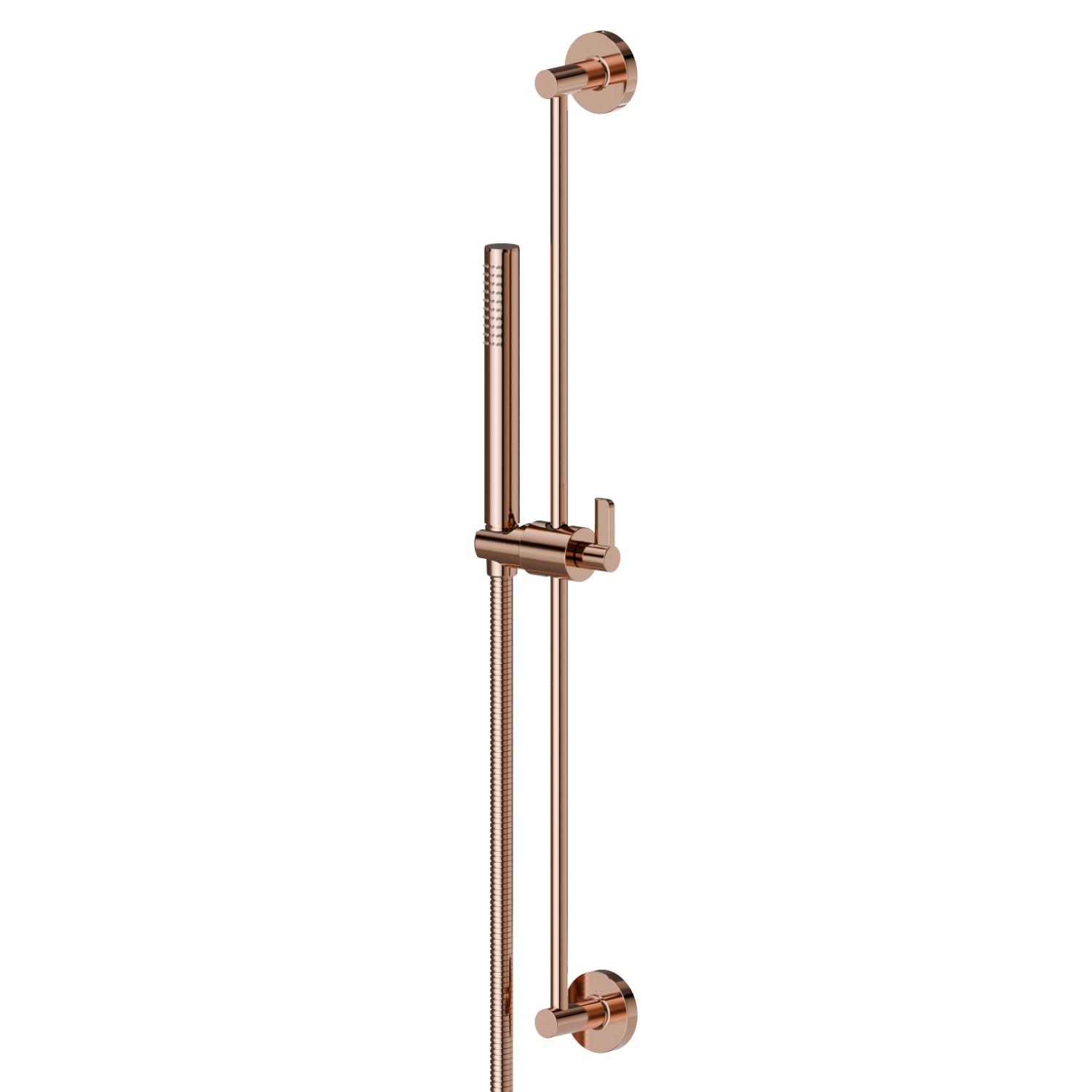 Asta saliscendi completa di doccia in ottone e flessibile L=150 cm. - finitura PVD Copper Bronze