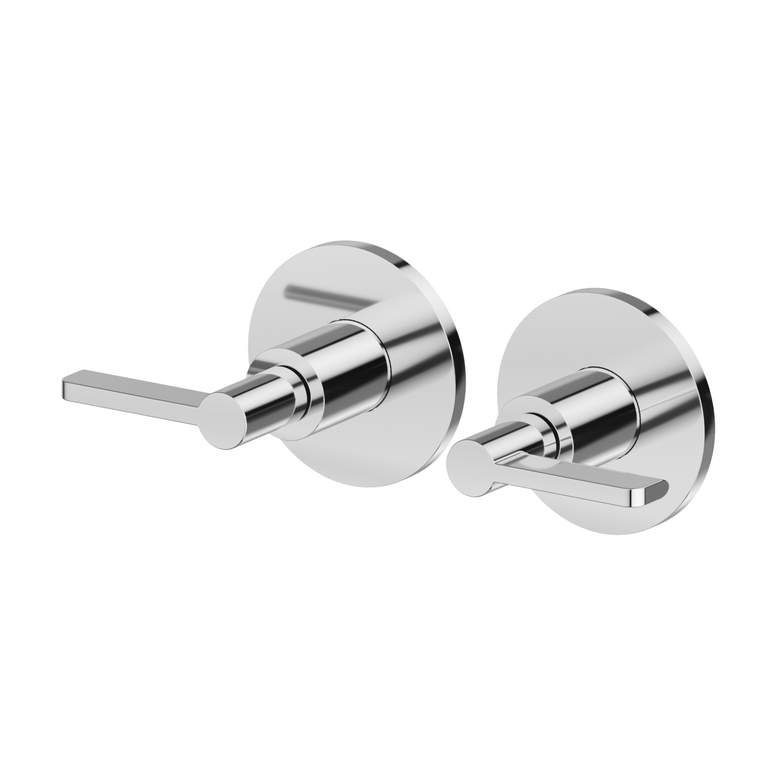 Complete concealed shower group with 1/2” in and out connections - finish Chrome