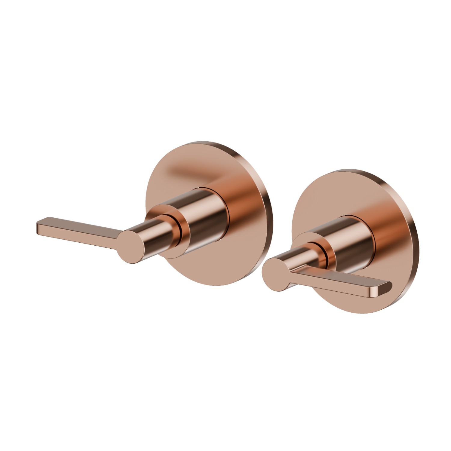 Complete concealed shower group with 1/2” in and out connections - finish PVD Copper Bronze