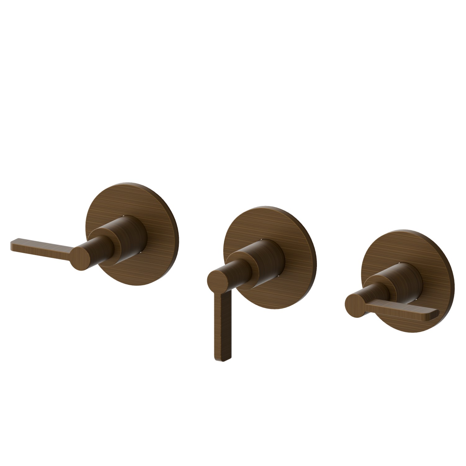 Einbau-duscheinheit komplett mit 2-wege-umstellung. anschlüsse 1/2” - oberfläche Groove Bronze