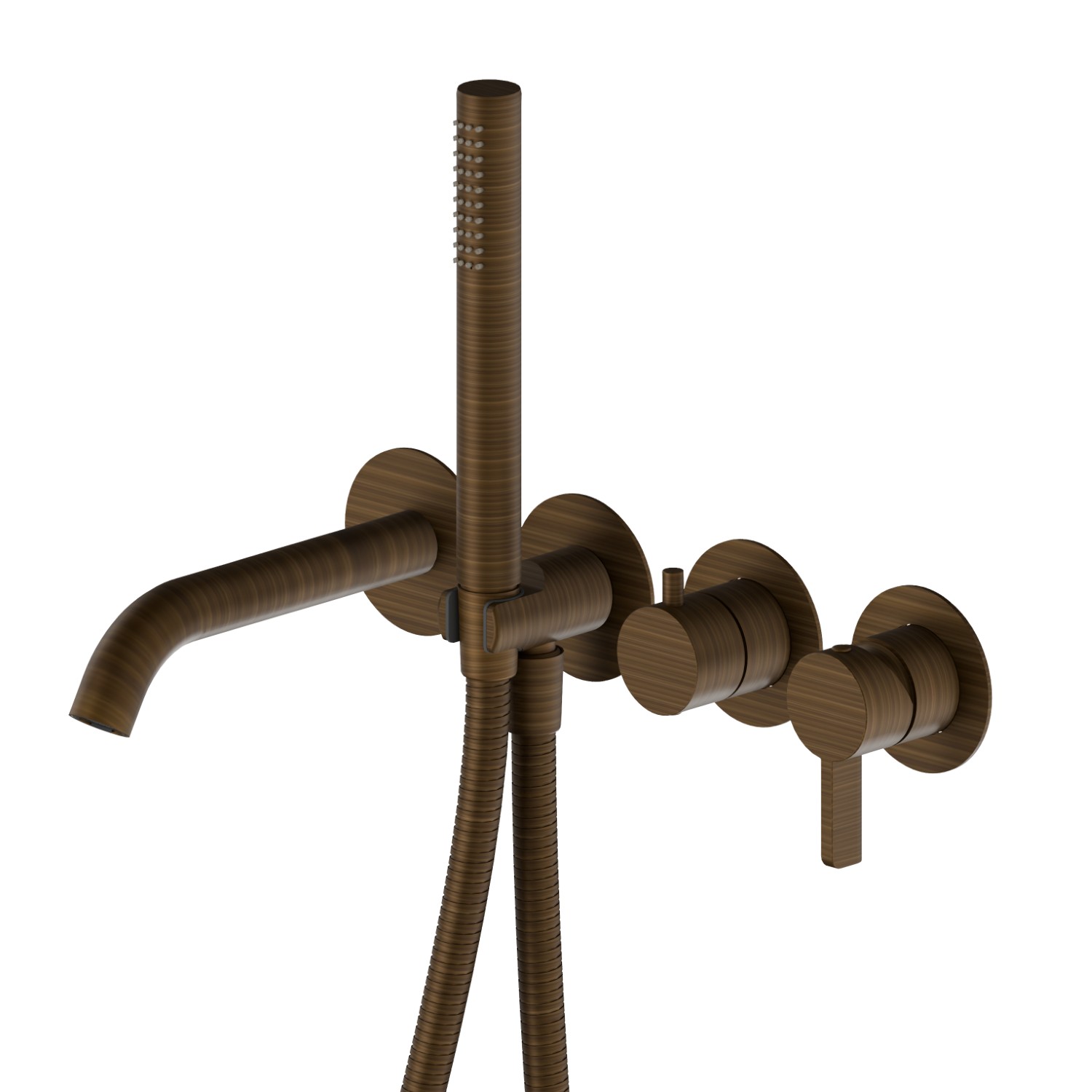 Bath group. Ø70 - finish Groove Bronze
