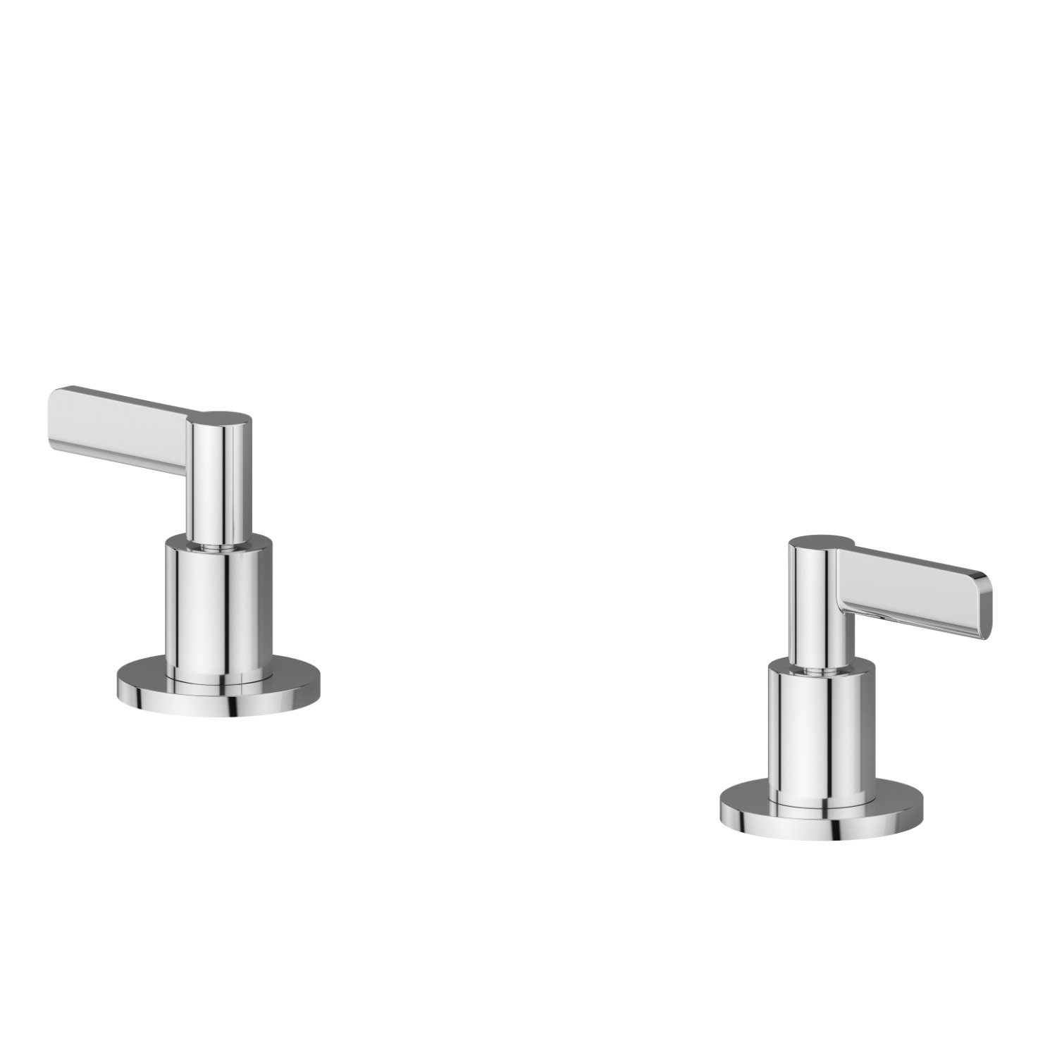Deck-mounted mixer - finish Chrome