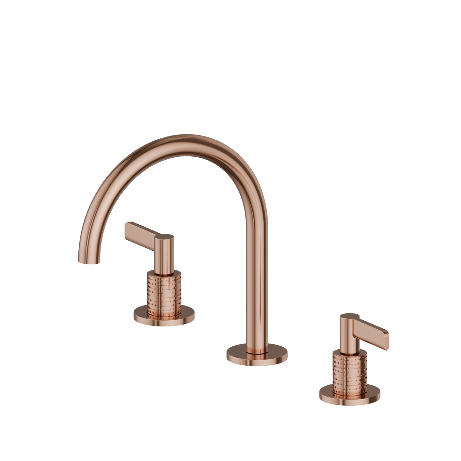 3-hole basin group. 1/2” T piece - finish PVD Copper Bronze