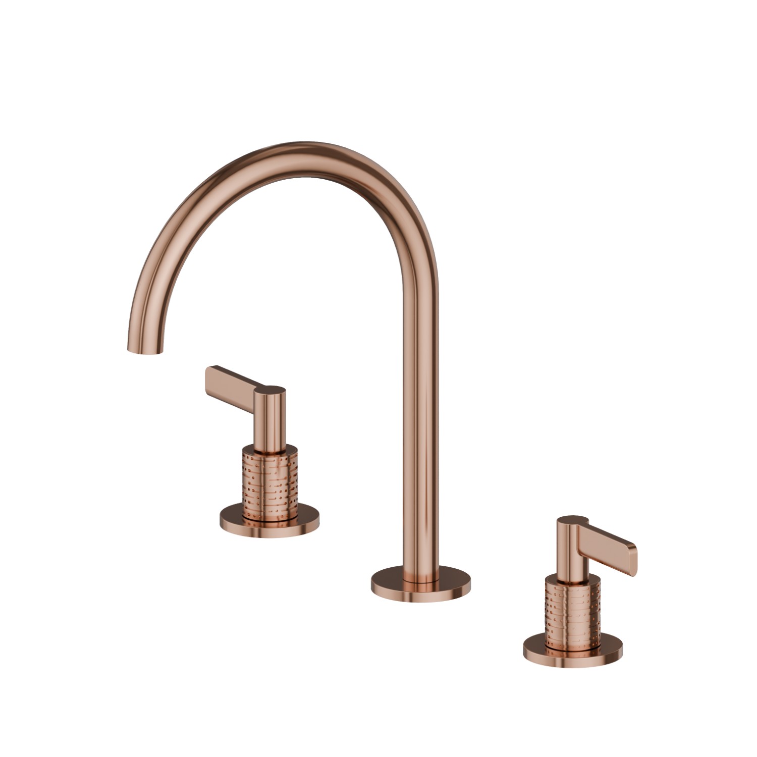 3-hole basin group. 1/2” T piece - finish PVD Copper Bronze