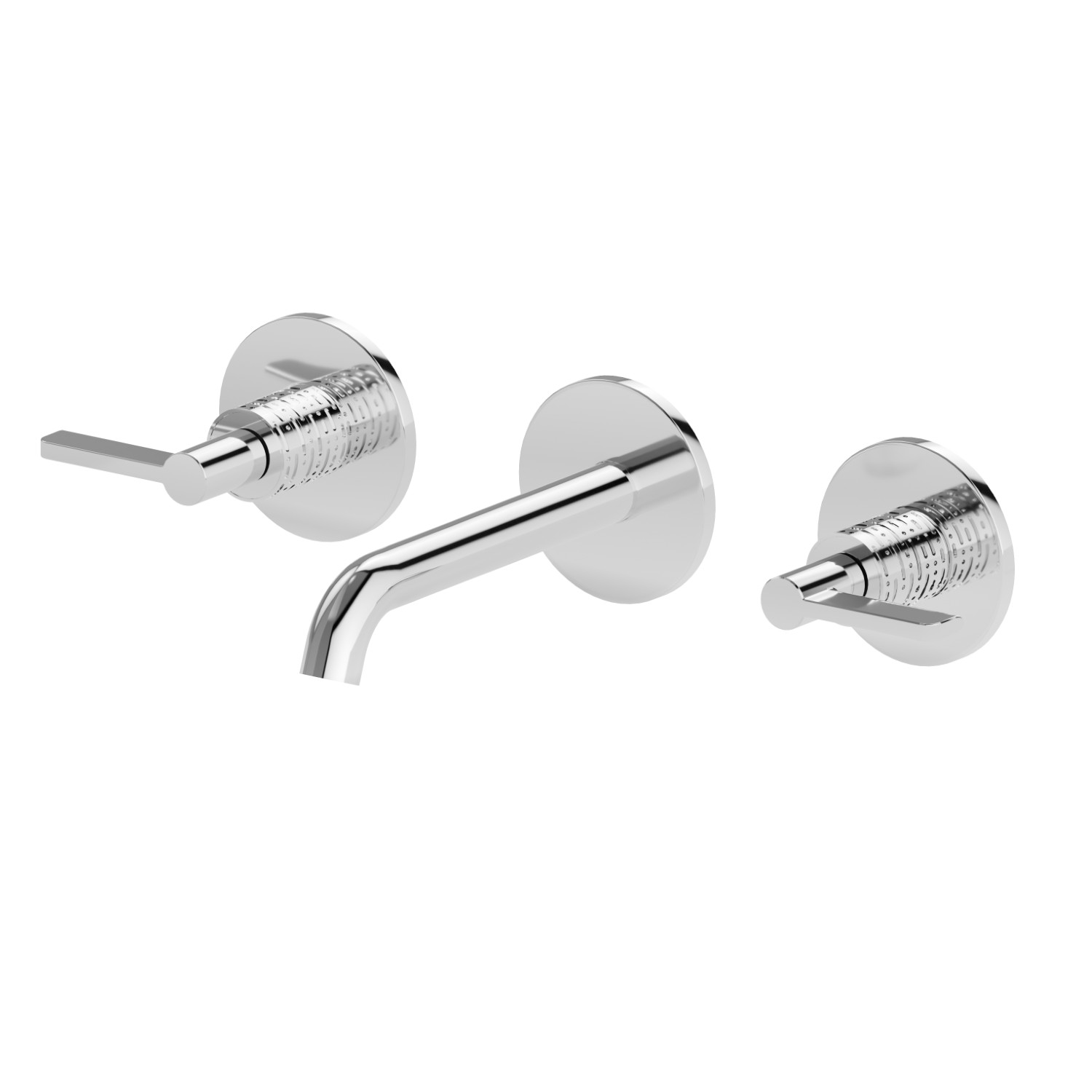 3-hole wall-mounted washbasin group - finish Chrome