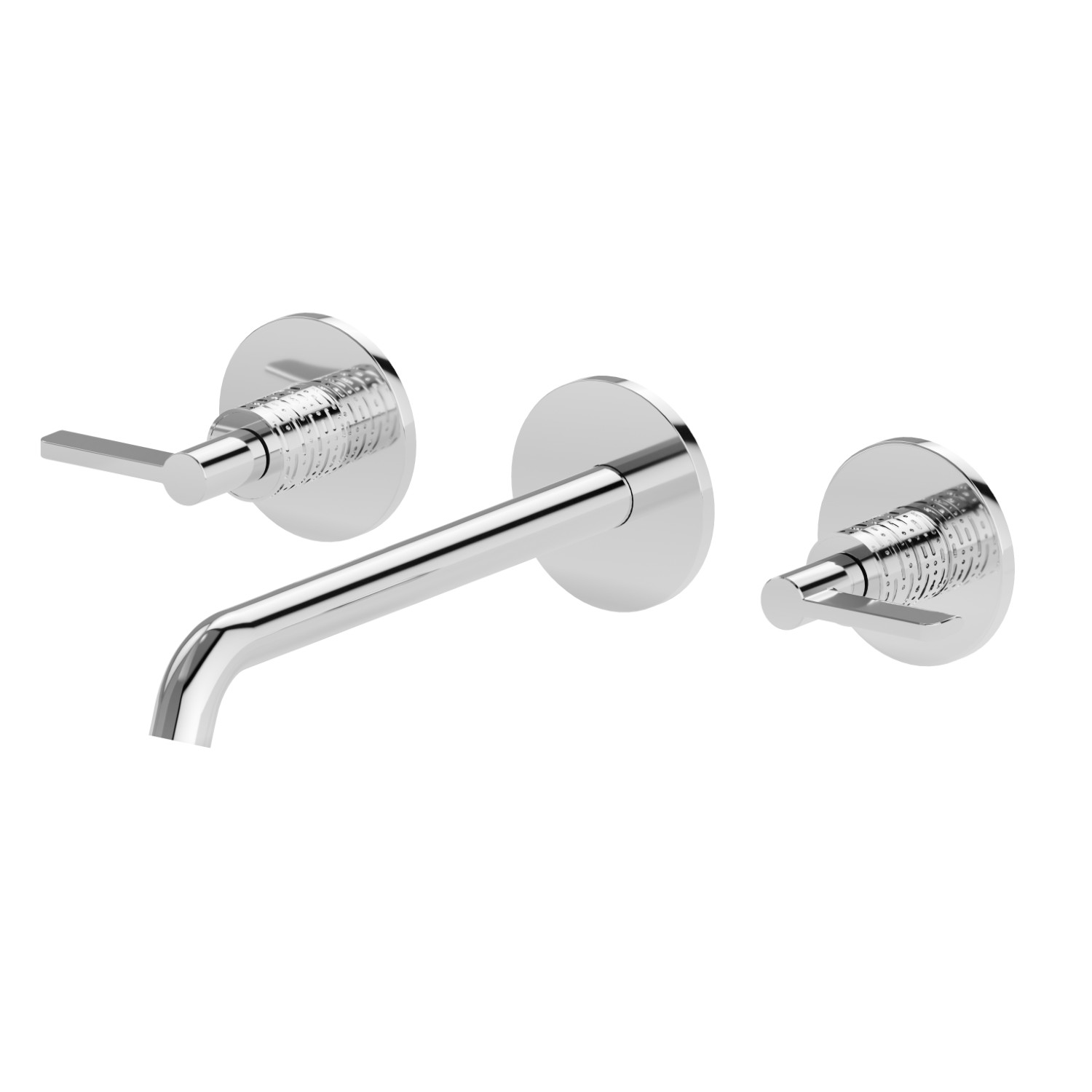 3-hole wall-mounted washbasin group  - finish Chrome