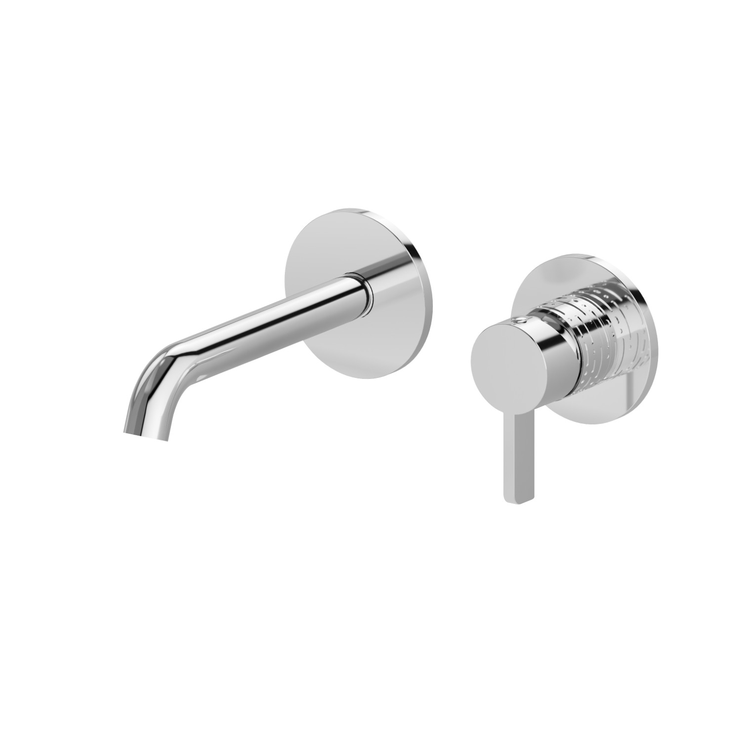 Single lever wall mixer group - finish Chrome