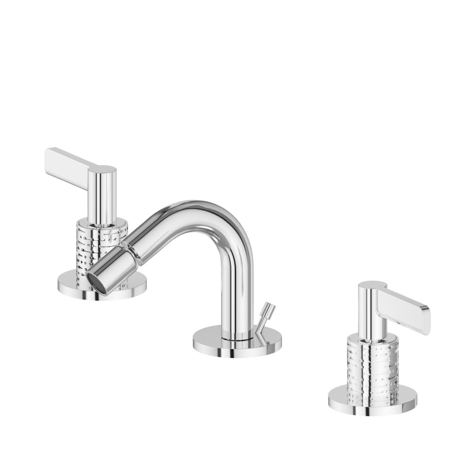 3-hole bidet group - finish Chrome