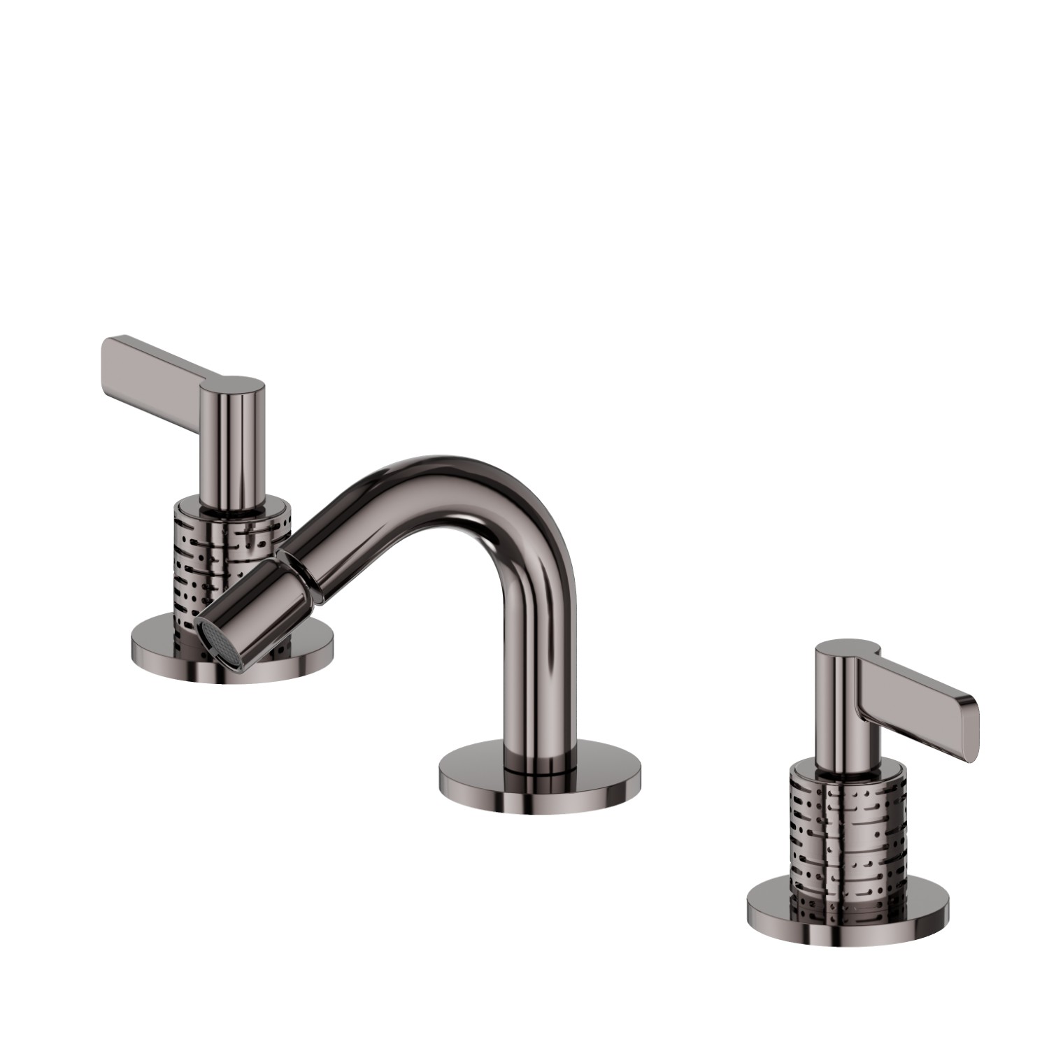 3-hole bidet group - finish PVD Gun Metal