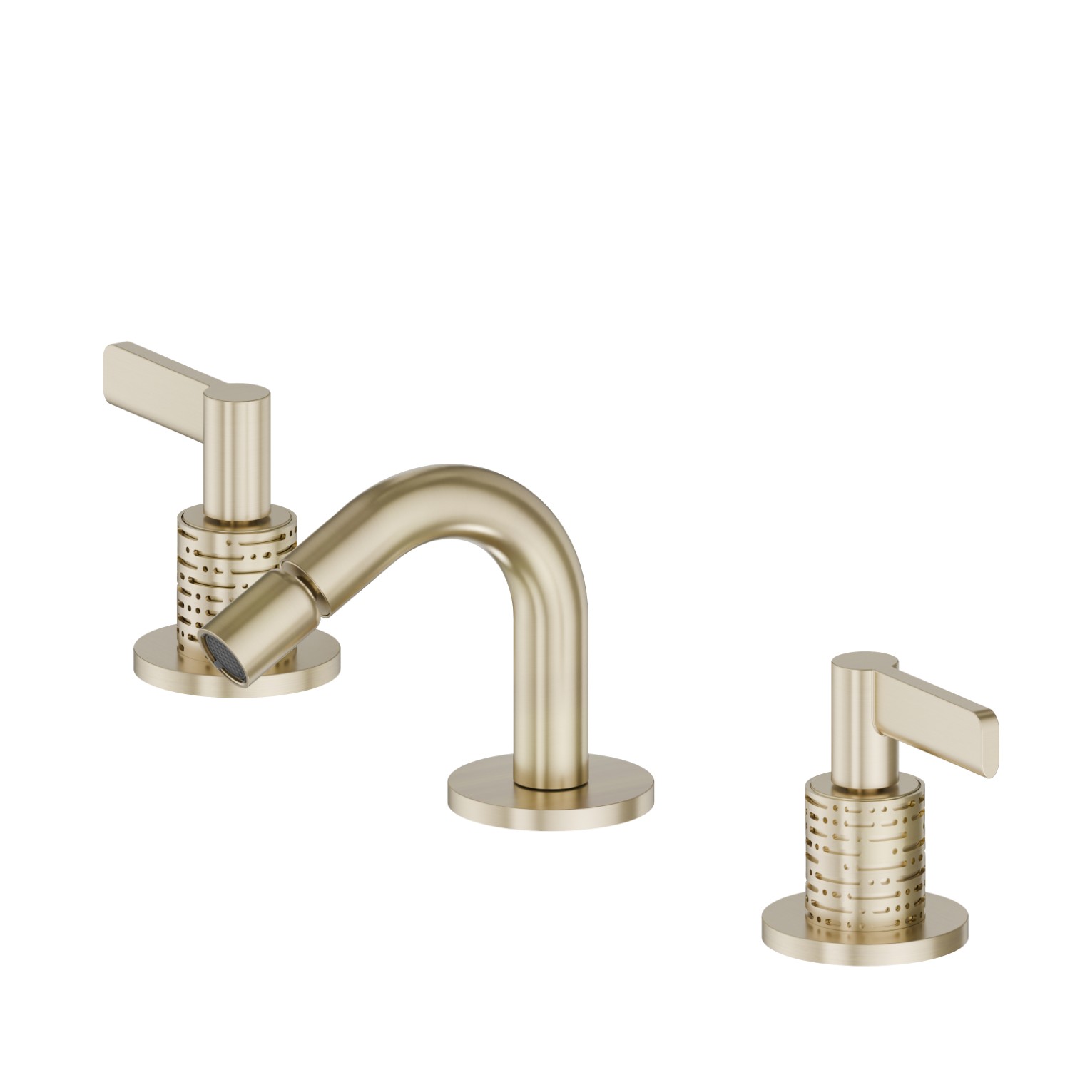 3-hole bidet group - finish PVD Brushed Pale Gold
