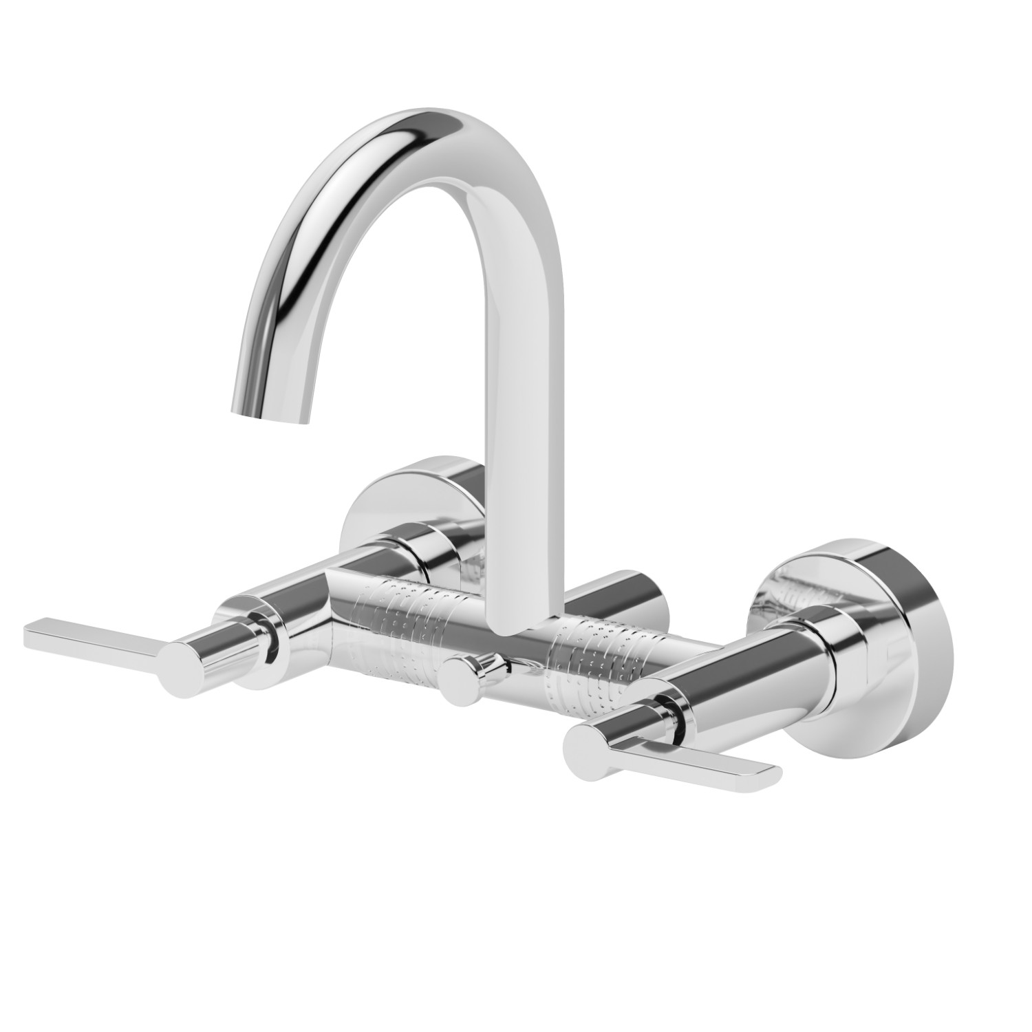Complete bath group with automatic diverter bath/shower set - finish Chrome