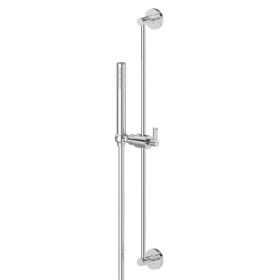 Asta saliscendi completa di doccia in ottone e flessibile L=150 cm. LUXURY. - finitura Cromo