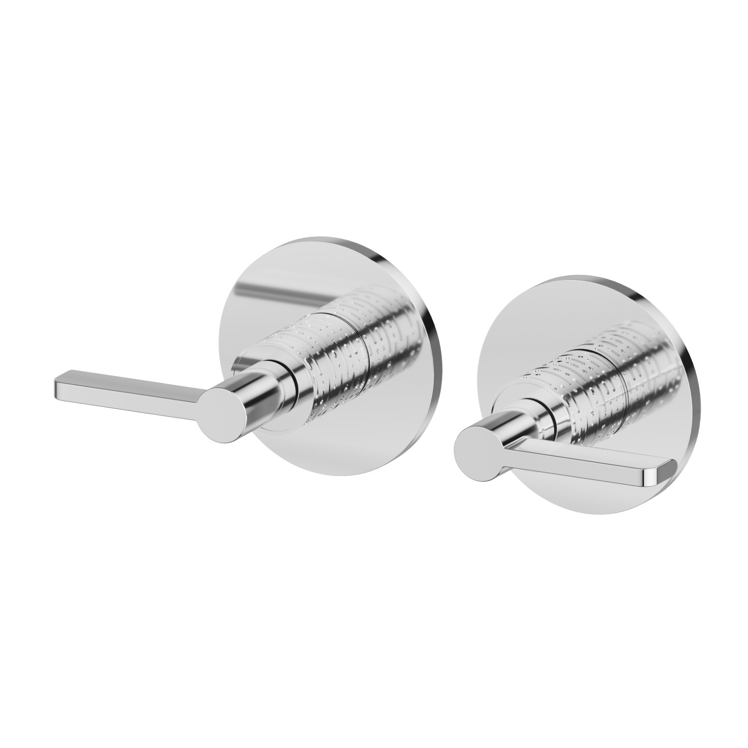 Einbau-duscheinheit mit 1/2” ein- und wege - oberfläche Chrom