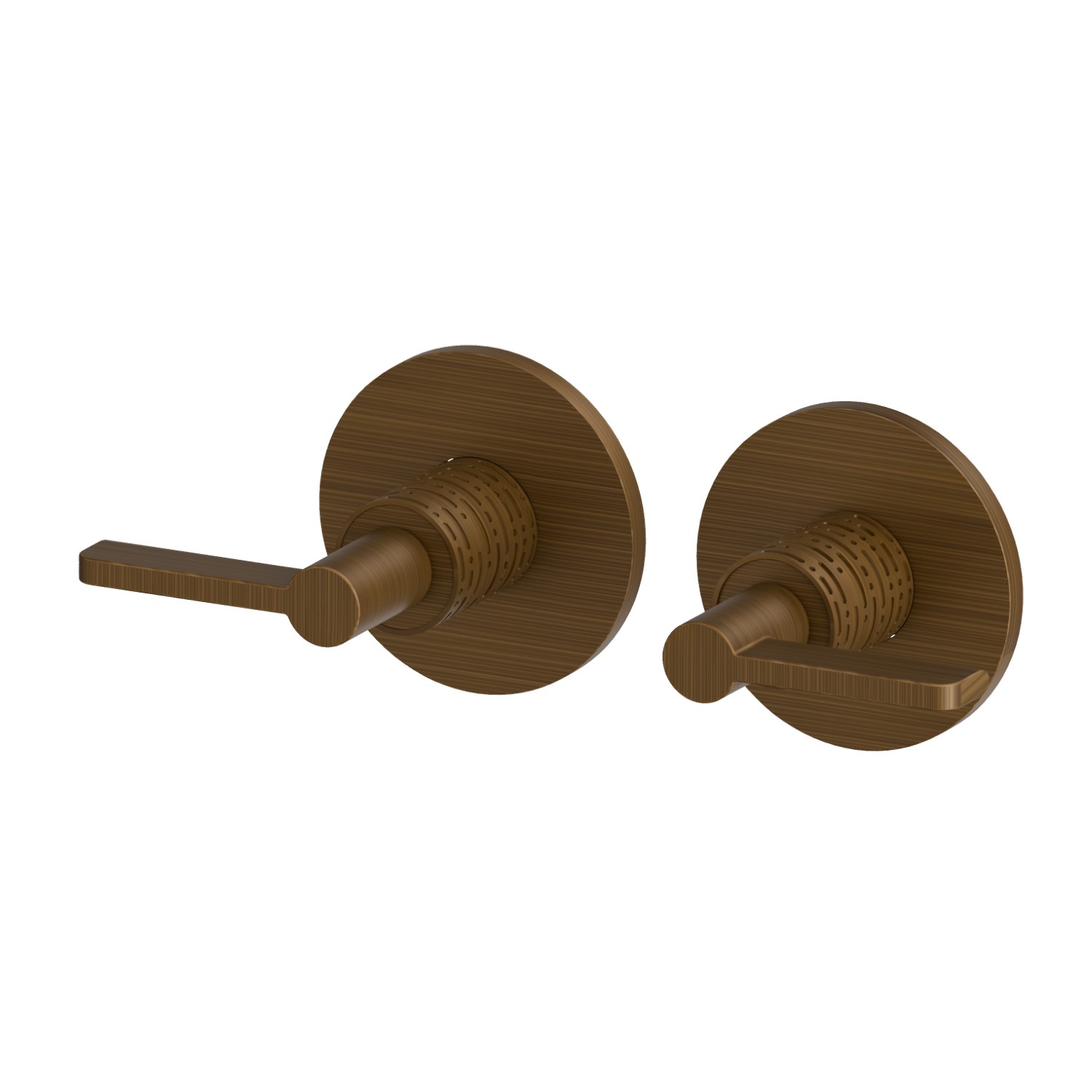 Einbau-duscheinheit mit 1/2” ein- und wege - oberfläche Groove Bronze