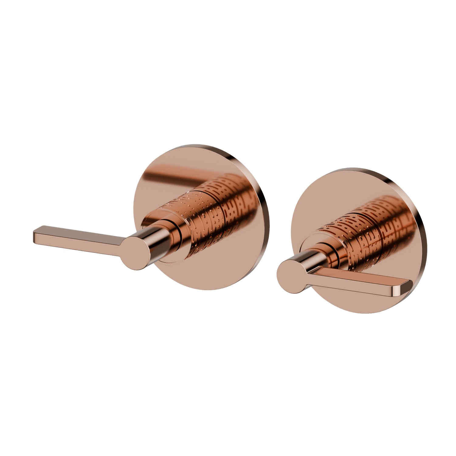 Einbau-duscheinheit mit 1/2” ein- und wege - oberfläche PVD Copper Bronze