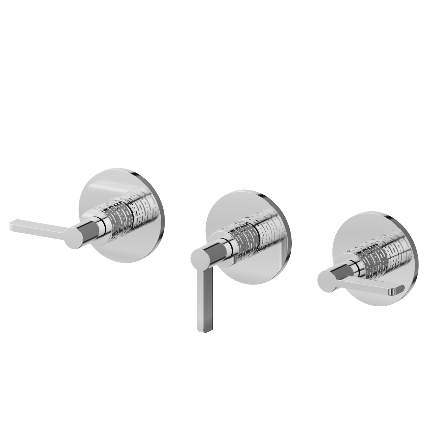 Mélangeur de douche à encastrer avec inverseur 2 sorties - finition Chrome