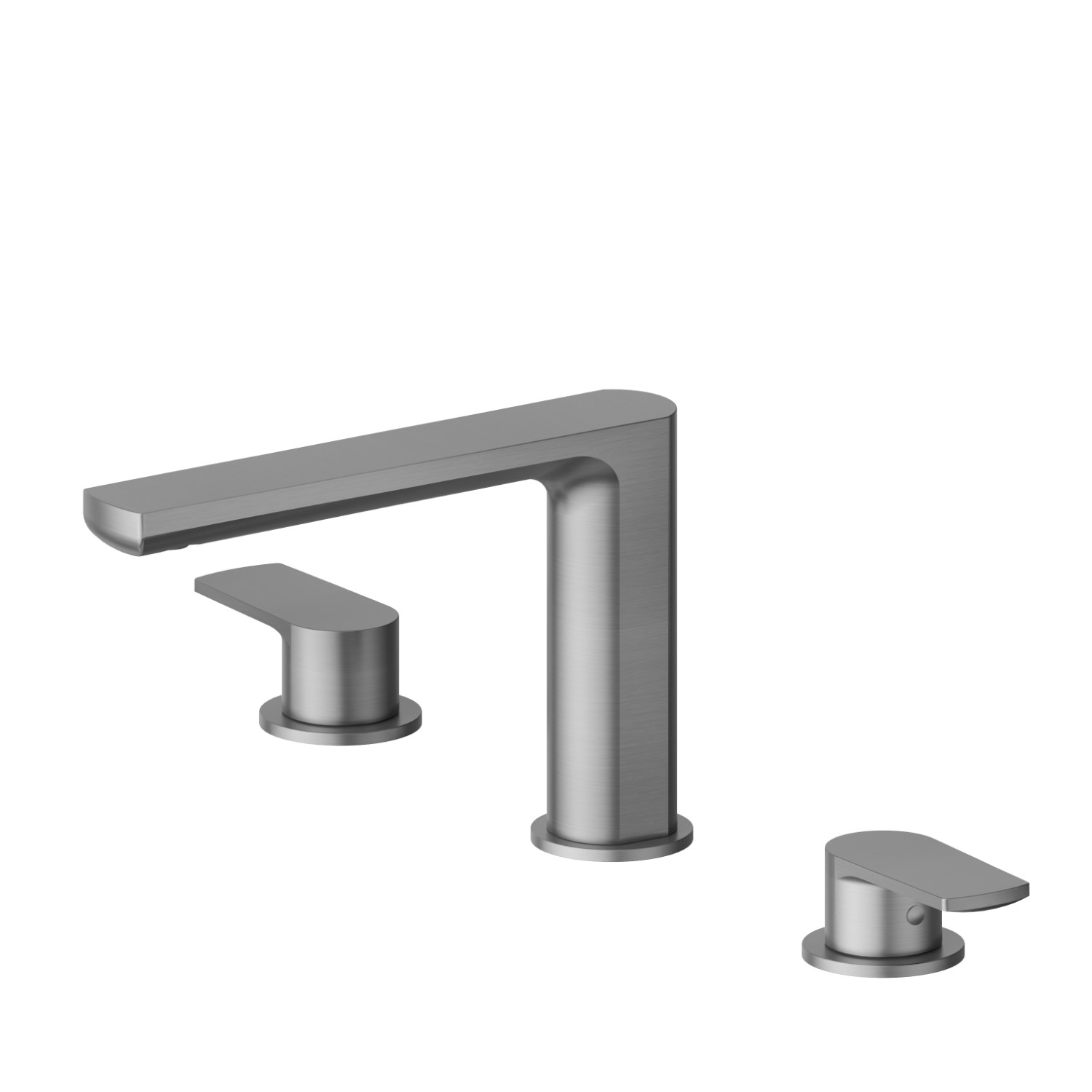 3-hole basin group - finish PVD Brushed Gun Metal
