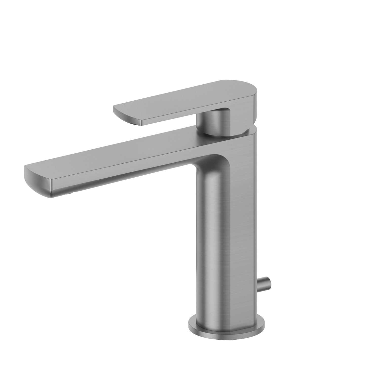 Miscelatore monocomando per lavabo - finitura PVD Brushed Gun Metal
