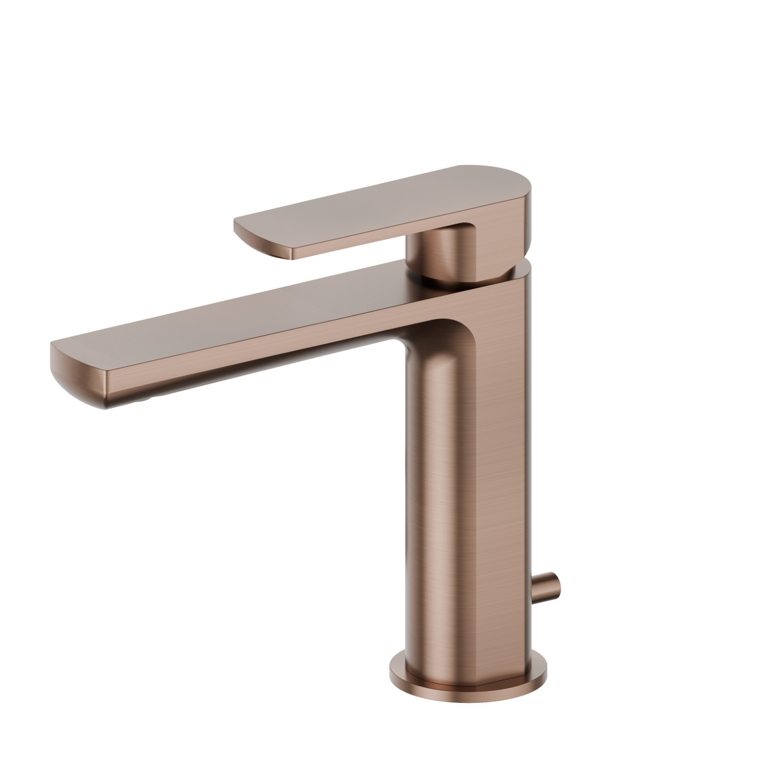 Single lever basin mixer - finish PVD Brushed Copper Bronze
