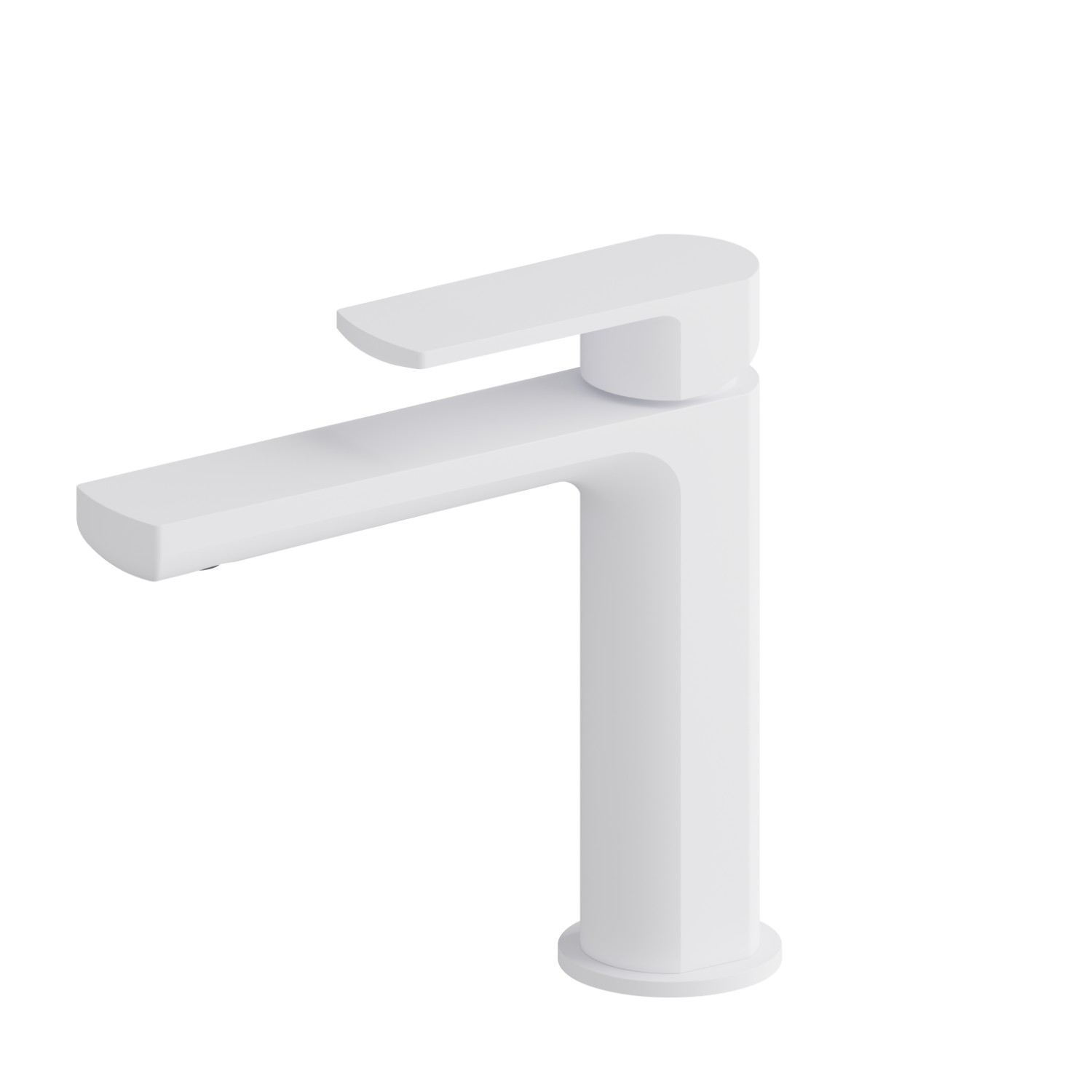 Single lever basin mixer - finish Matt White
