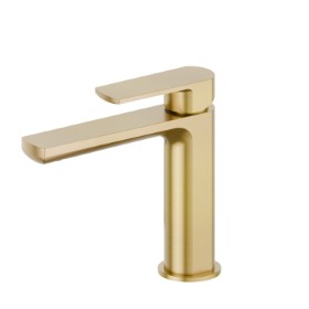 Single lever basin mixer - finish PVD Brushed Gold