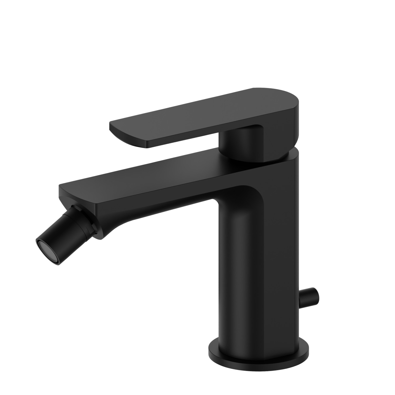 Single lever bidet mixer - finish Matt Black