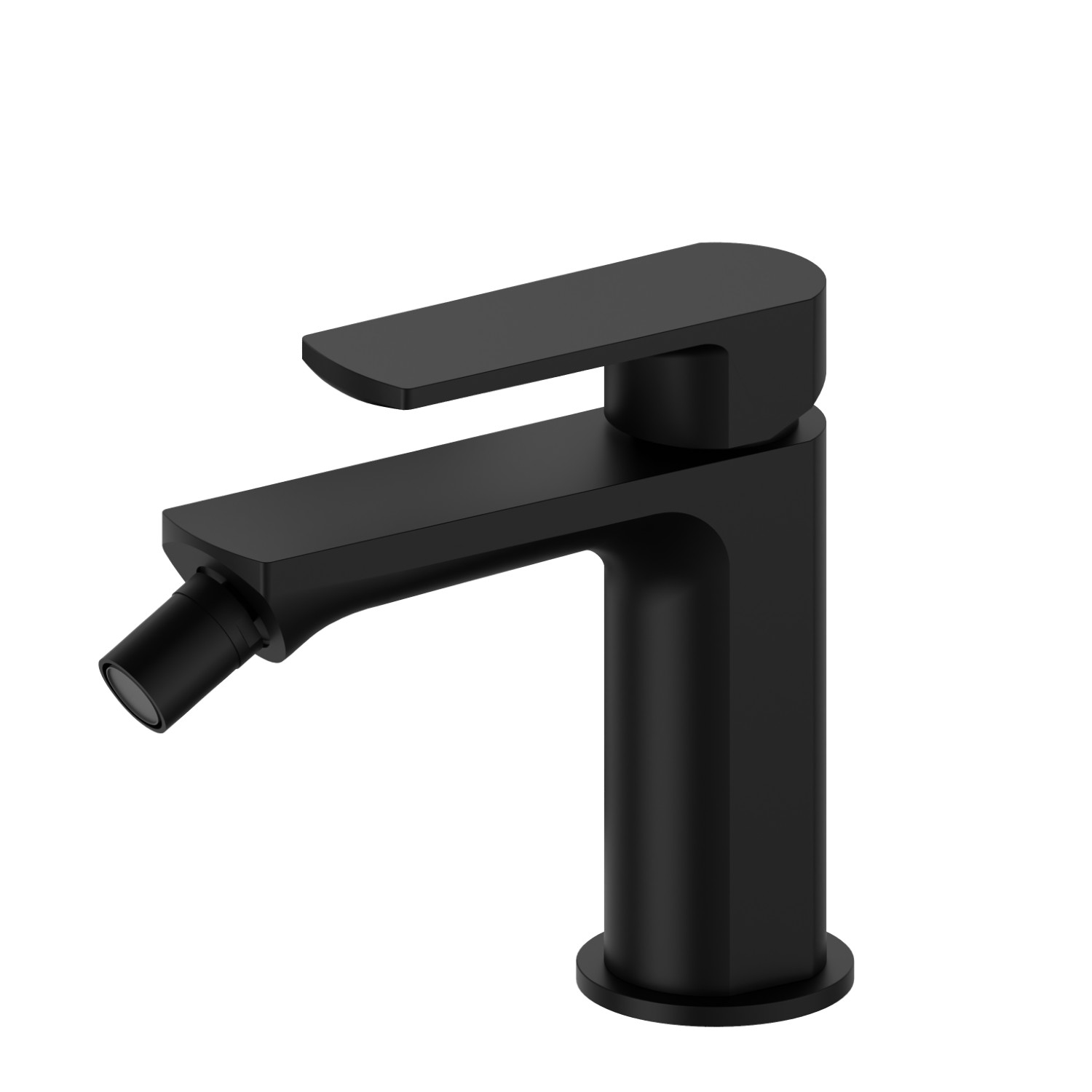 Single lever bidet mixer - finish Matt Black