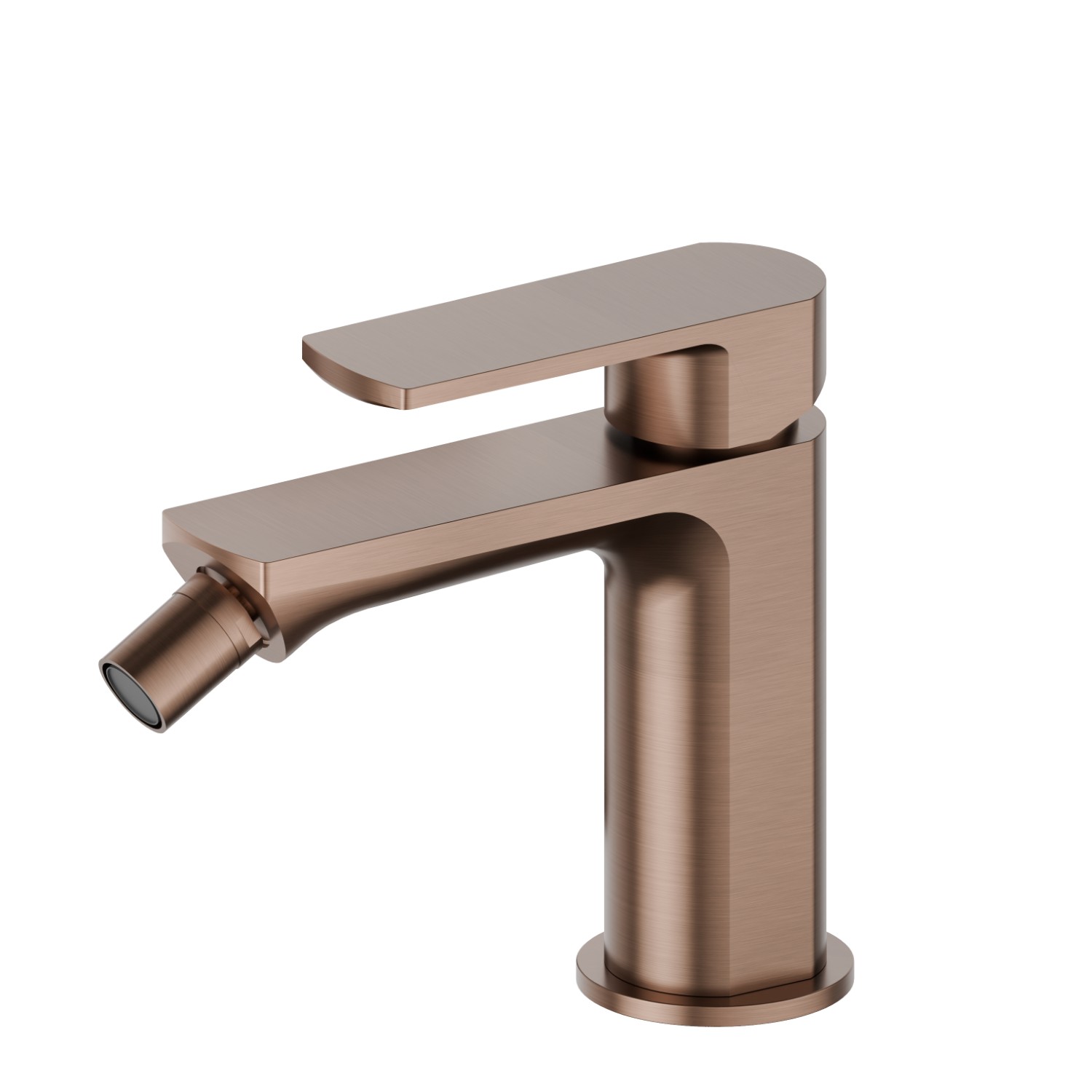 Single lever bidet mixer - finish PVD Brushed Copper Bronze