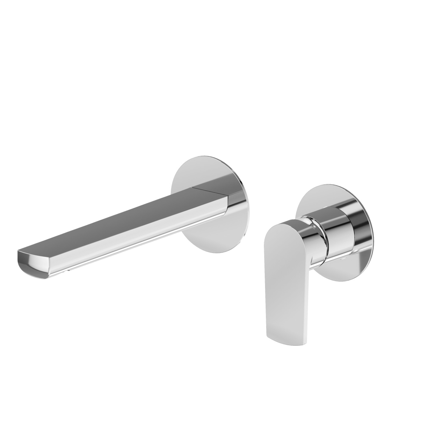 Single lever wall mixer group - finish Chrome