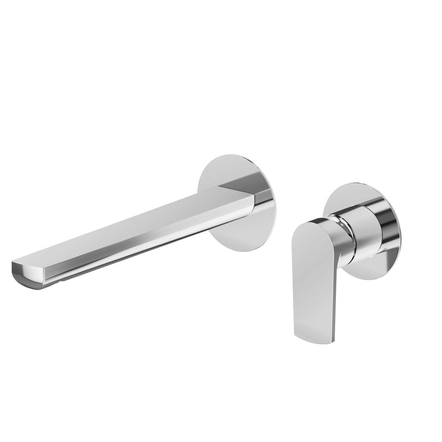 Single lever wall mixer group - finish Chrome