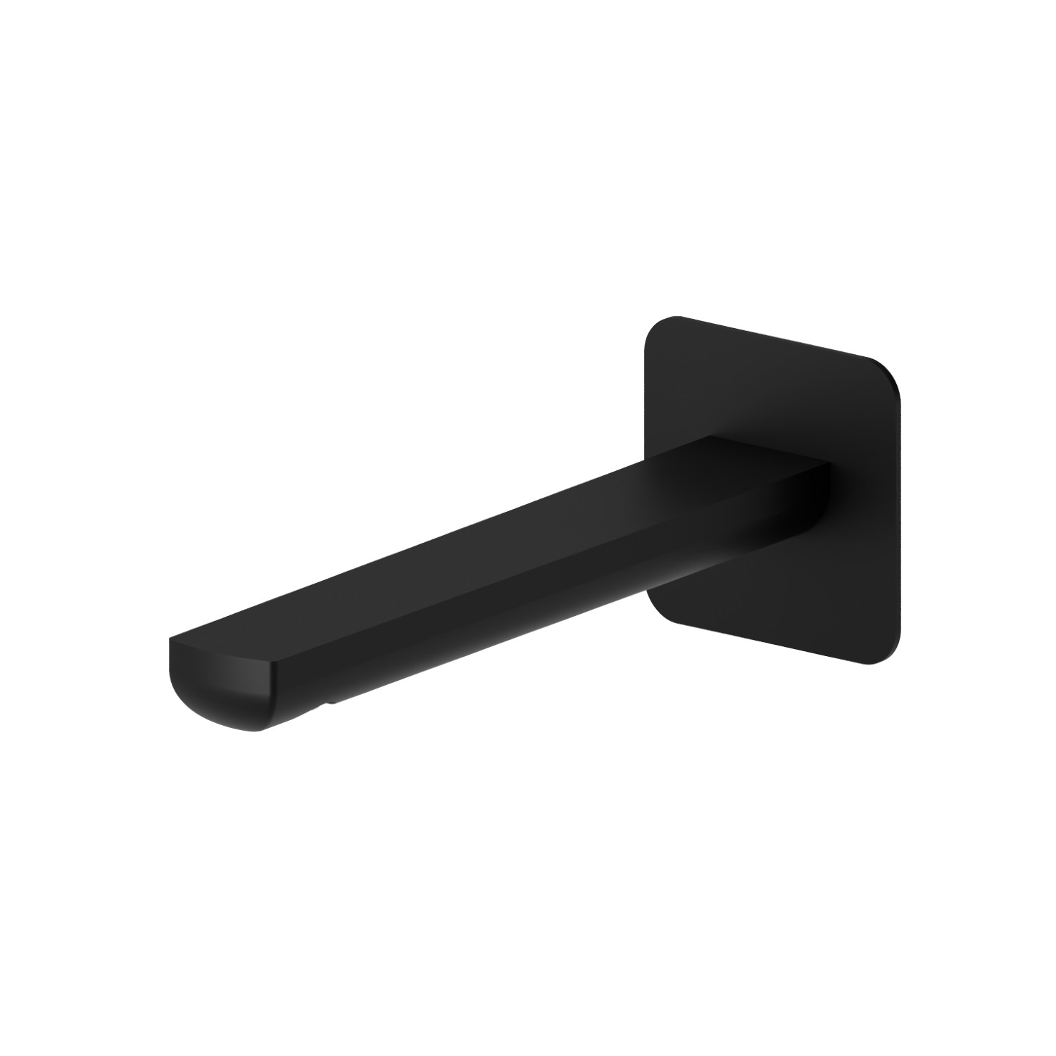 Wall spout for basin group with 1/2” connection - finish Matt Black