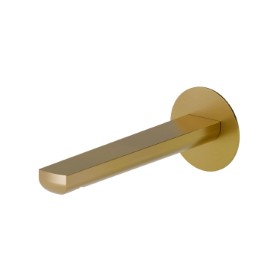 Wall spout for basin group with 1/2” connection - finish PVD Brushed Gold