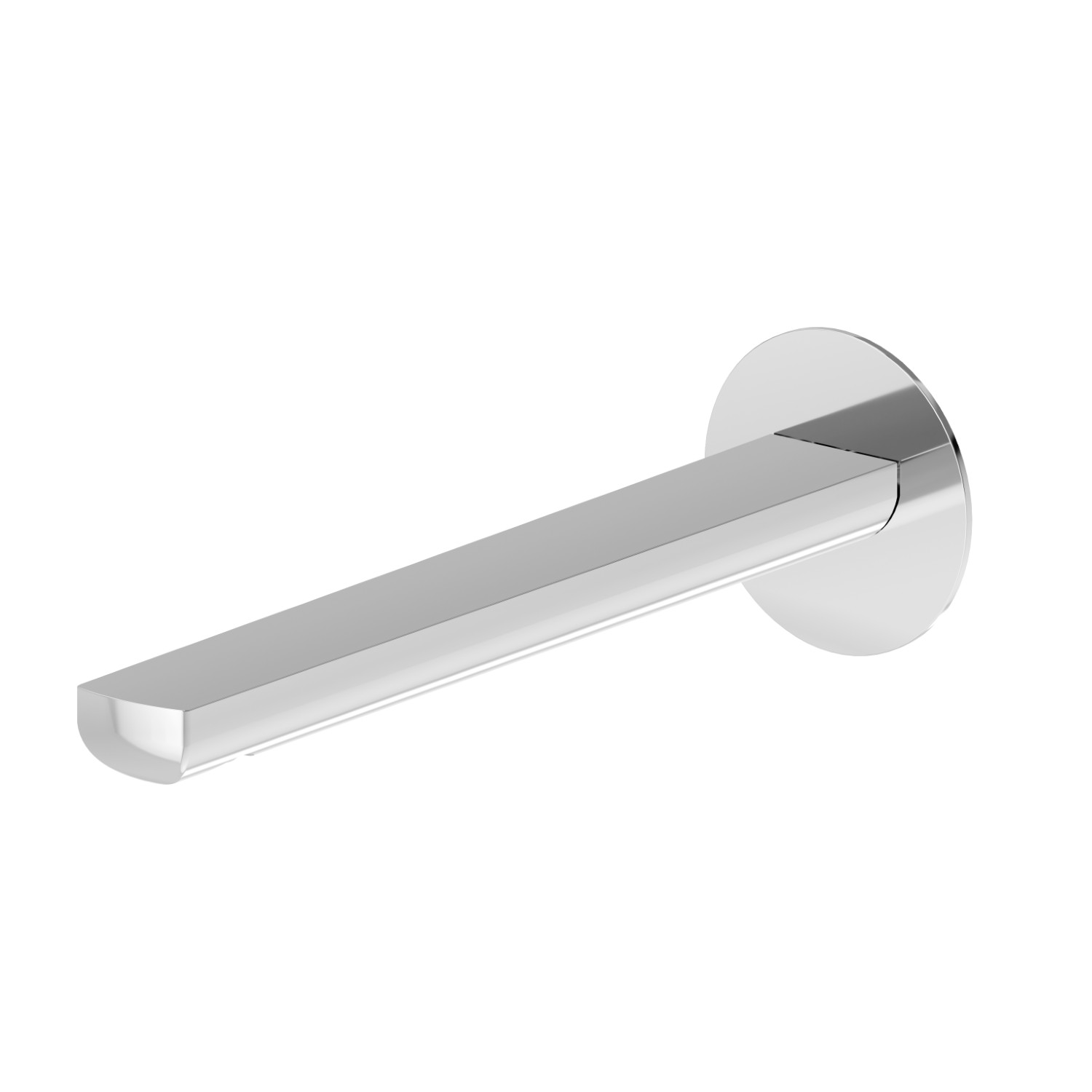 Wall spout for basin group with 1/2” connection - finish Chrome