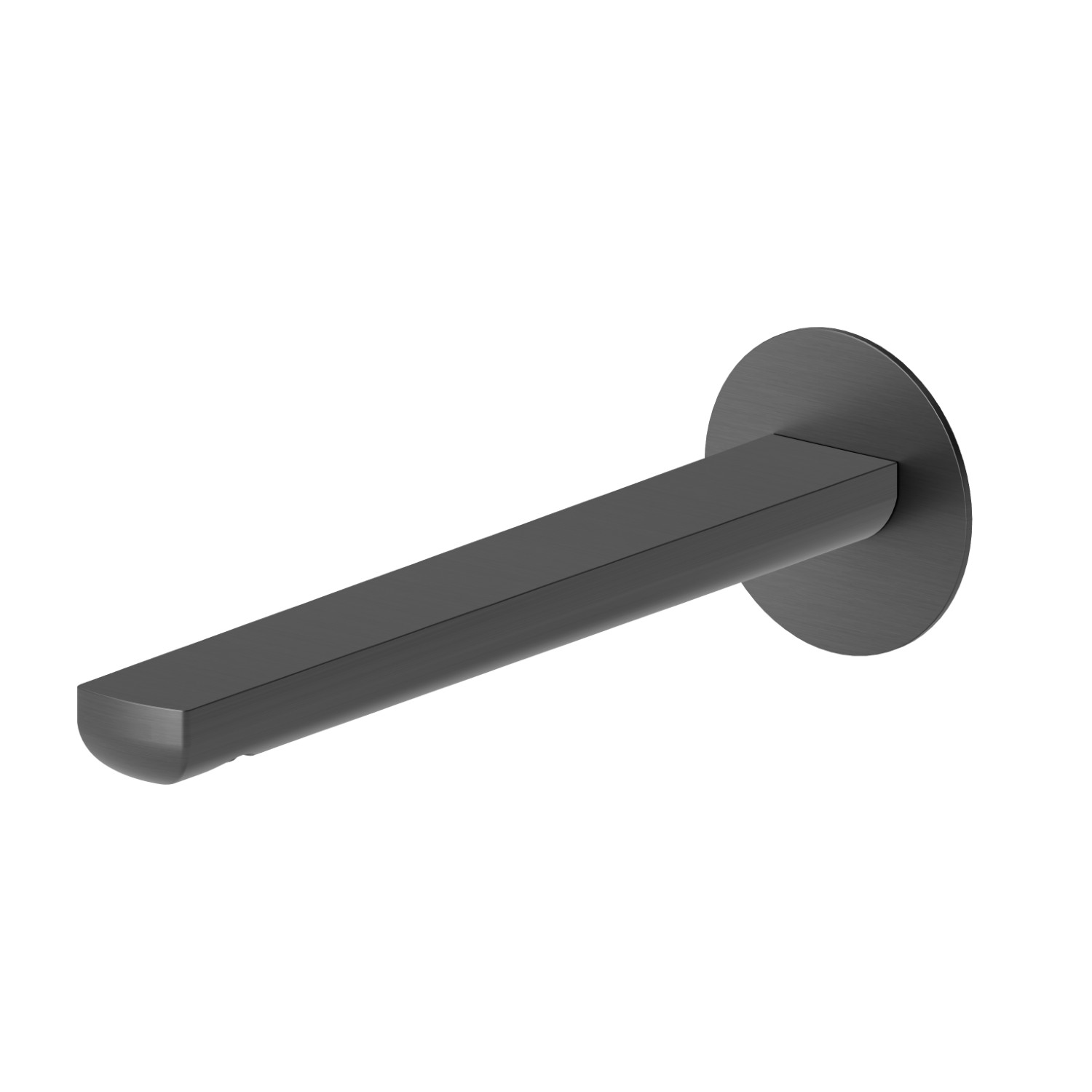 Bocca di erogazione a parete per lavabo con attacco da 1/2” - finitura PVD Brushed Gun Metal