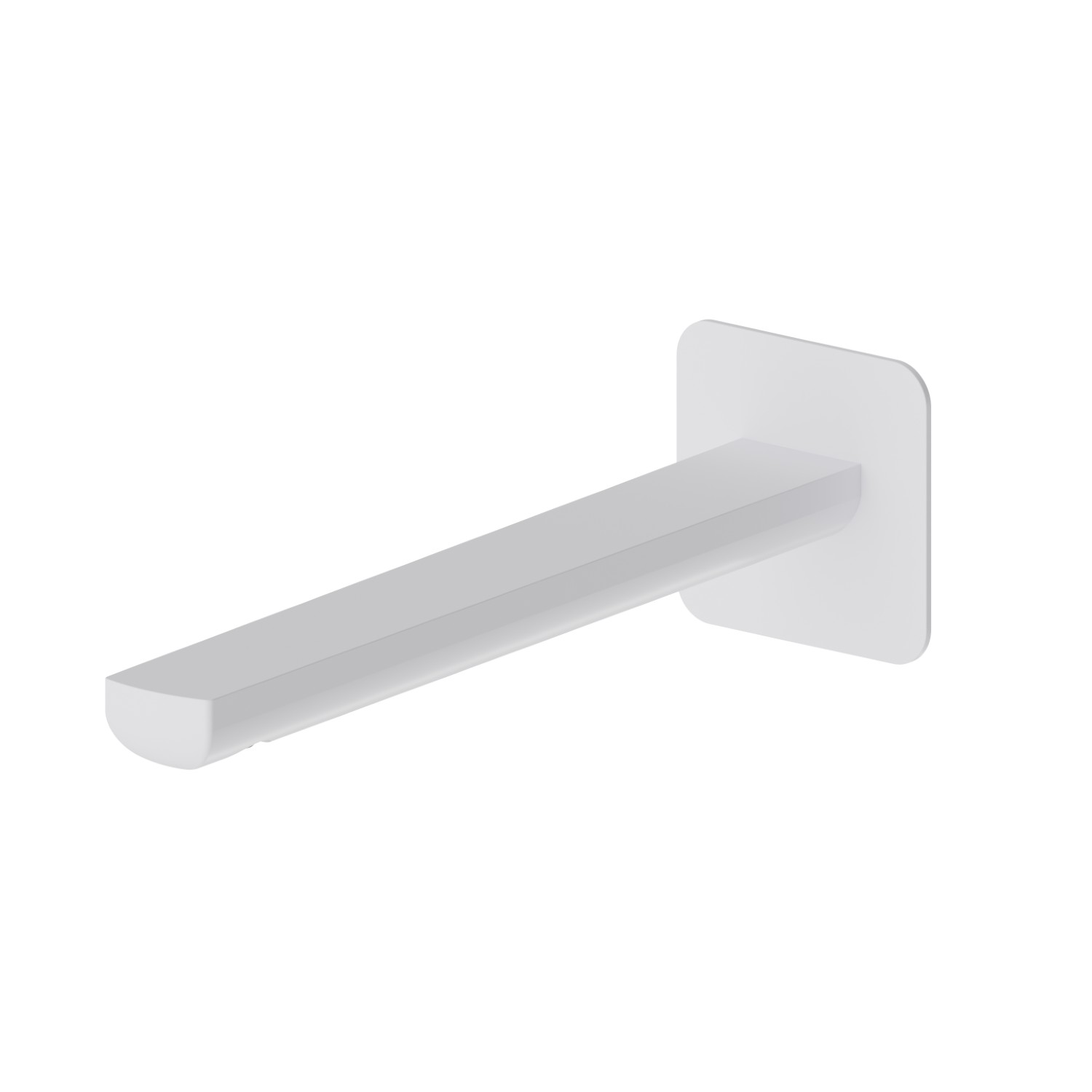 Wall spout for basin group with 1/2” connection - finish Matt White