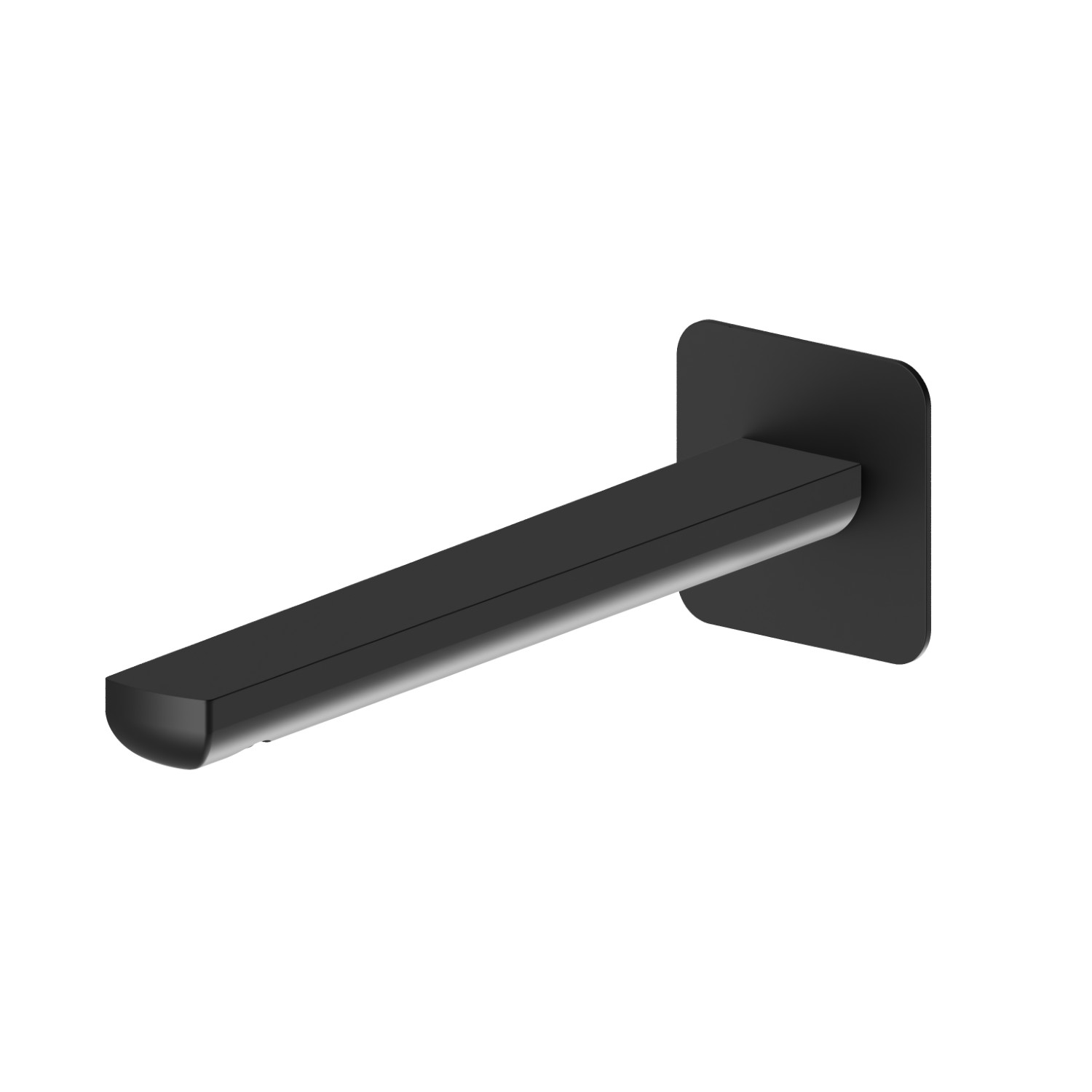 Wall spout for basin group with 1/2” connection - finish Matt Black